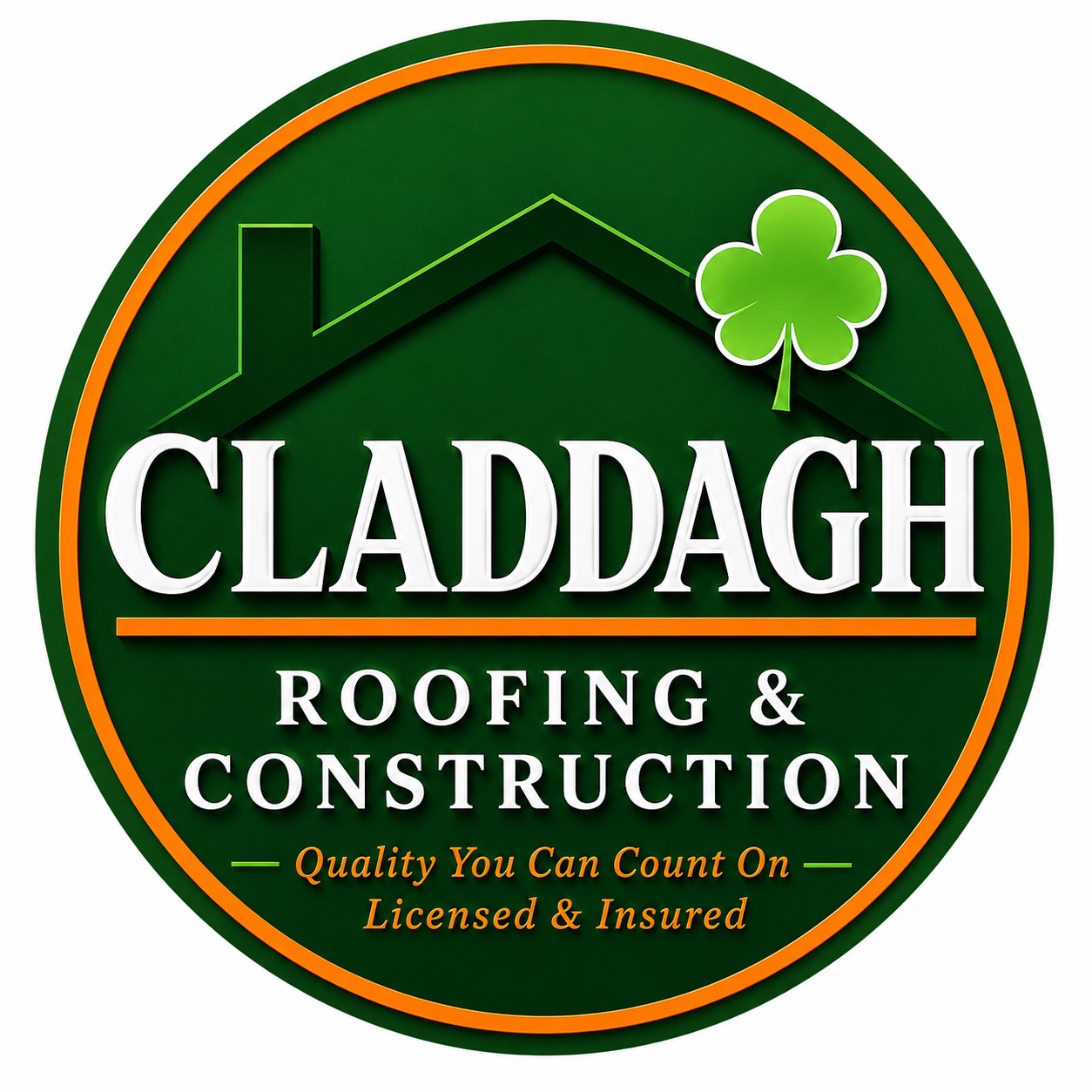 Claddagh Roofing & Construction badge